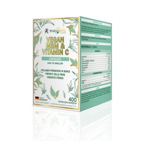 VEGAN MSM VITAMINS C 400 CAPSULES